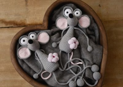 Mysz - Wzór AuntieFrankieDIY