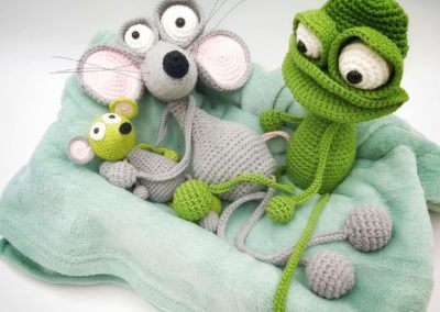 Mysz i Żaba - Wzór AuntieFrankieDIY